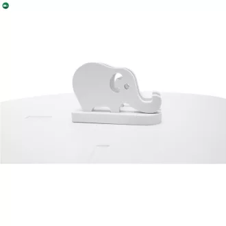   Forgó polcállvány, 5 polc, fehér, ERION TYP 2 + ajándék
