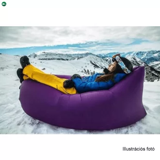 Felfújható babzsák/lazy bag, kék, LEBAG