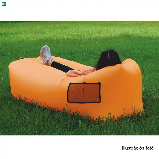 Felfújható babzsák/lazy bag, kék, LEBAG