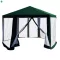Kerti pavilon sátor, 3,9x2,5x3,9m, zöld/fehér, RINGE TYP 1+6 oldal