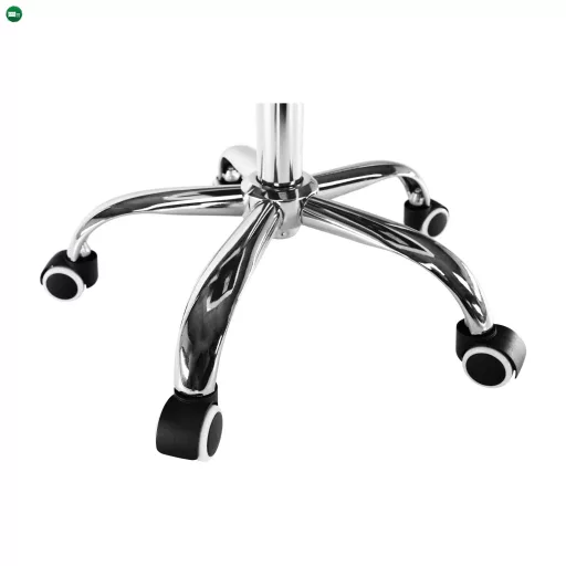 Irodai fotel, fehér/króm, ARGUS NEW