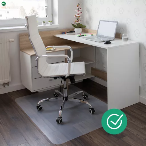 Védőalátét a szék alá, átlátszó, 120x90 cm, 0,8 mm, ELLIE NEW TYP 7