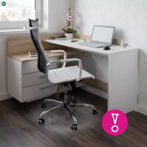 Védőalátét a szék alá, átlátszó, 120x90 cm, 0,8 mm, ELLIE NEW TYP 7