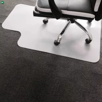   Védőalátét a szék alá, tejes, 90x120 cm, 1,8 mm, ELLIE NEW TYP 9