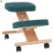 Ergonomikus térdelőszék, kerozin/bükkfa, FLONET