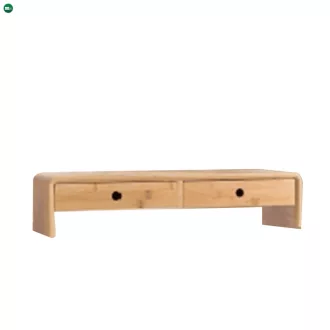 Monitor állvány, bambusz, természetes, ELARO TYP 2