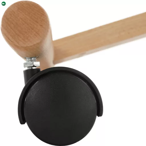 Ergonomikus térdelőszék, narancs/bükkfa, FLONET