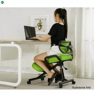 Ergonomikus zsámoly, bézs/fekete, RUFUS