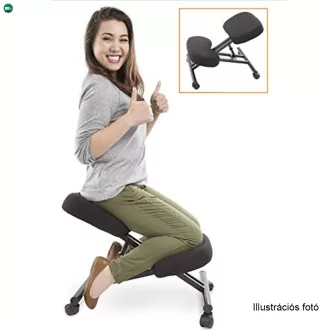 Ergonomikus zsámoly, rózsaszín/fekete, RUFUS
