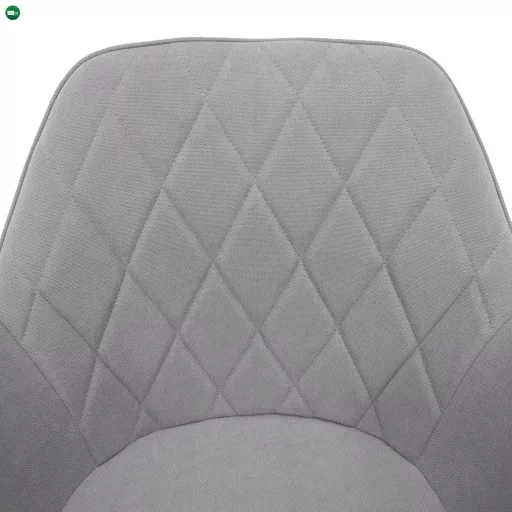 Irodai szék, szürke szövet/fehér, SANTY