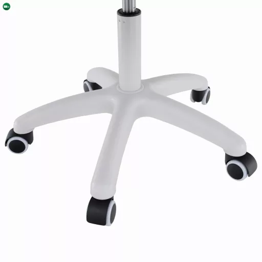 Irodai szék, szövet sárga/fehér, SANTY