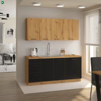 Felső szekrény, artisan tölgy, MONRO 45 G-72 1F