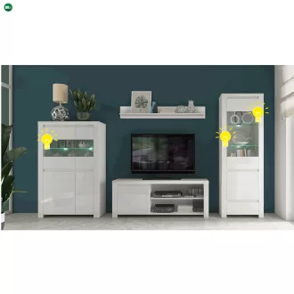 LED világítás, 2-pontos, fehér, LINDY/VILGO