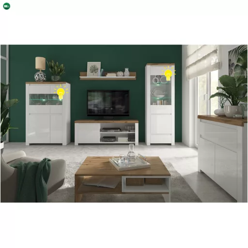 LED világítás, 2-pontos, fehér, LINDY/VILGO