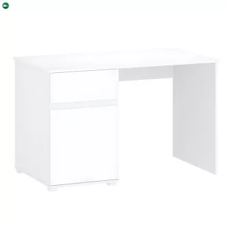 Számítógépasztal 1D1S/120, fehér fényes, LINDY