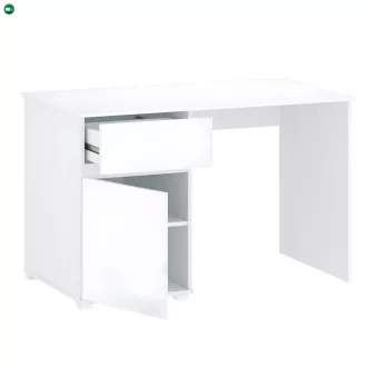 Számítógépasztal 1D1S/120, fehér fényes, LINDY