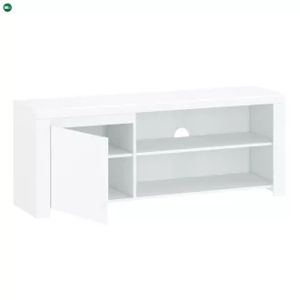 TV asztal 1D/160, fehér fényes, LINDY