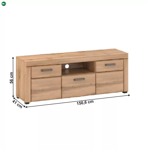 RTV asztal, appalachian tölgy, PUSAN B