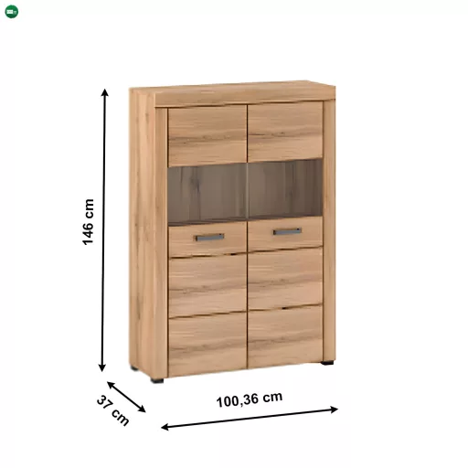 Vitrin, appalachian tölgy, PUSAN C