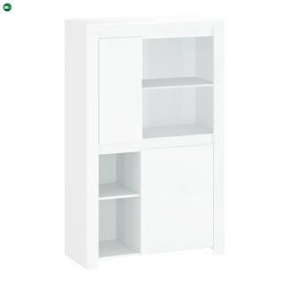 Polcállvány 2D, fehér fényes, LINDY