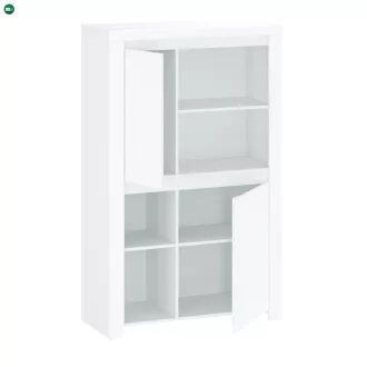 Polcállvány 2D, fehér fényes, LINDY