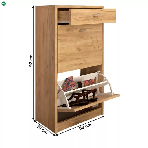 Kétrészes cipősszekrény, artisan, VIVAT NEW TYP 1
