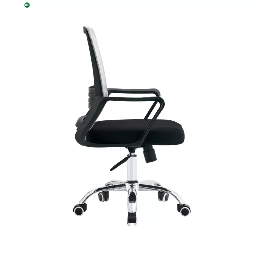 Irodai szék, háló szürkésbarna TAUPE/szövet fekete, APOLO 2 NEW