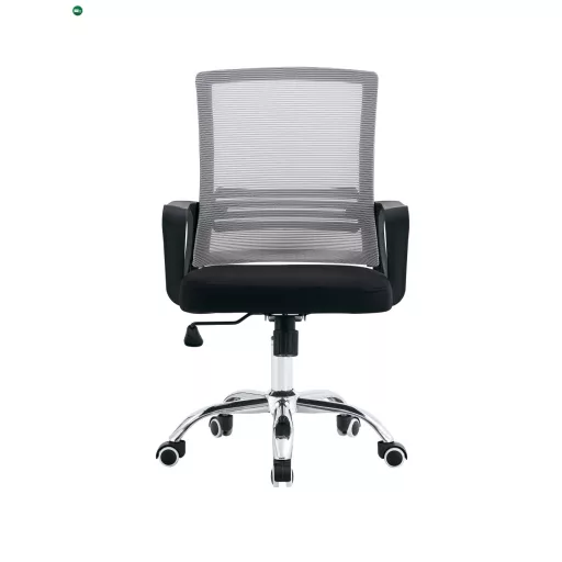 Irodai szék, háló szürkésbarna TAUPE/szövet fekete, APOLO 2 NEW