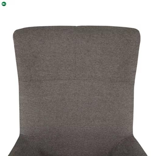 Füles fotel, szürke/fekete, SAMY