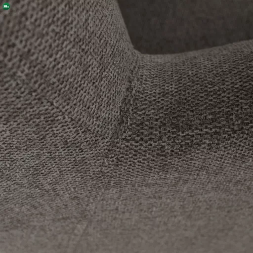 Füles fotel, szürke/fekete, SAMY