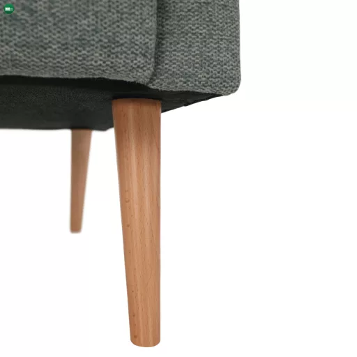 Füles fotel, mentol/tölgy, SAMY