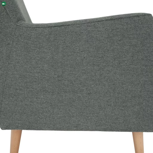 Füles fotel, mentol/tölgy, SAMY