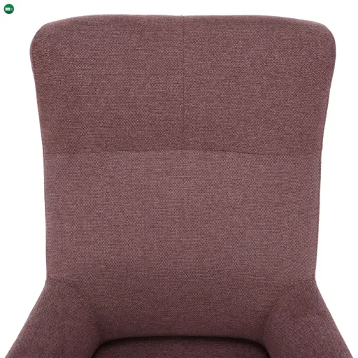 Füles fotel, fáradt rózsaszín/tölgy, SAMY