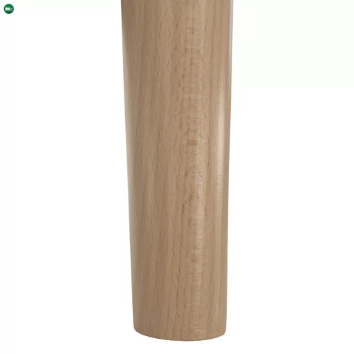 Füles fotel, barna/tölgy, SAMY