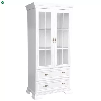 Vitrines szekrény, sosna andersen, KORA KRW2