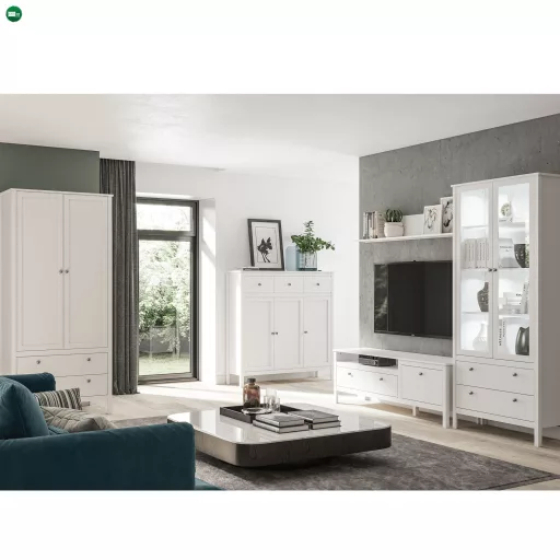 Polc 160, fehér, OLJE