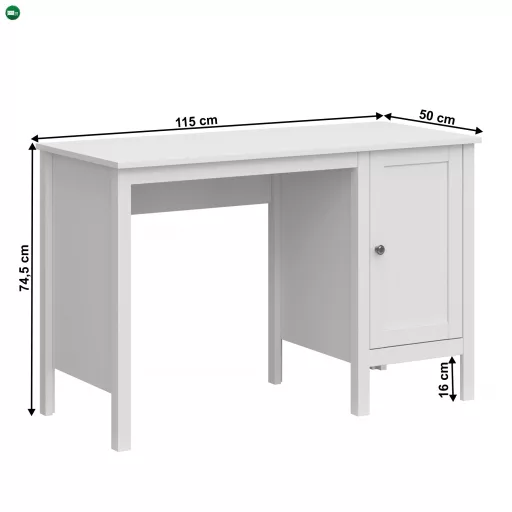 PC asztal 1D/1155, fehér, OLJE