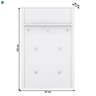 Fogas panel 80, fehér, OLJE