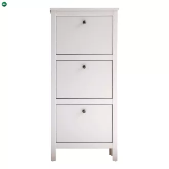 Cipősszekrény 3K, fehér, OLJE