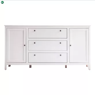 Komód 2D3S, fehér, OLJE