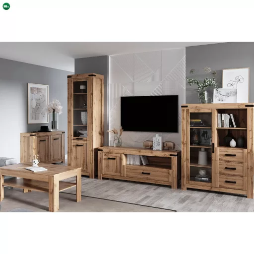 Vitrin 1D1W, wotan tölgy, MORATIZ