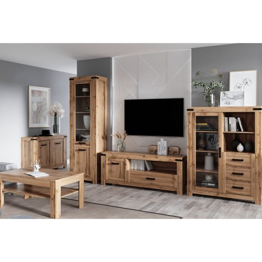 Vitrin 1W3S, wotan tölgy, MORATIZ