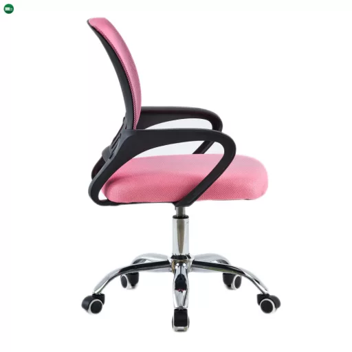 Irodai szék, rózsaszín/fekete, DEX 4 NEW