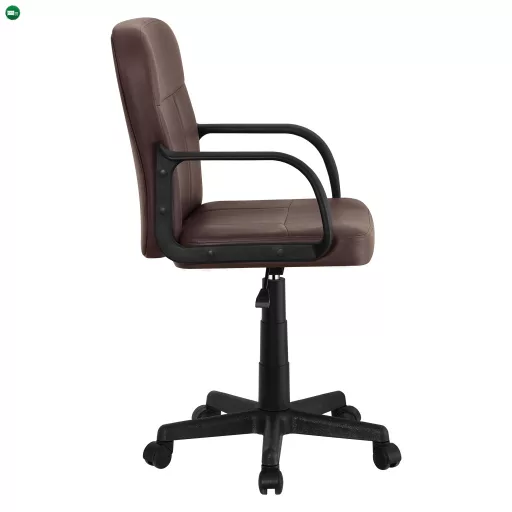 Irodai fotel, barna,  AYLA NEW