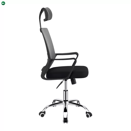 Irodai szék, világosszürke/fekete, DIKAN