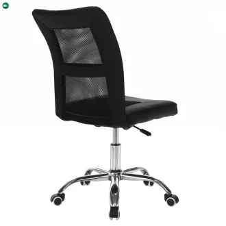 Irodai fotel, fekete/króm, IDOR 2 NEW