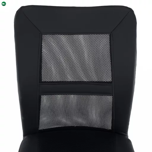 Irodai fotel, fekete/króm, IDOR 2 NEW