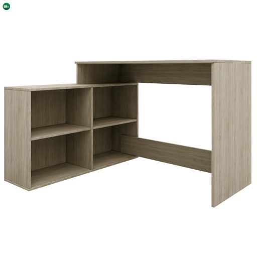 Számítógépasztal, sonoma tölgy, univerzális, KORNER 2 NEW