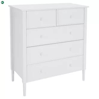 Komód, fehér, TEANA