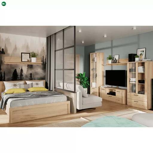 TV asztal 2D1S/135, navarra tölgy, DORSI